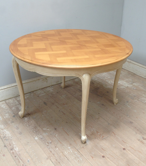 vintage french extending round table